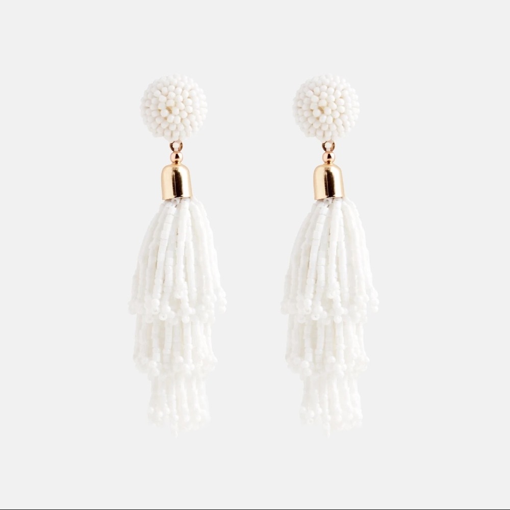 Panacea Beaded Tassel Earrings